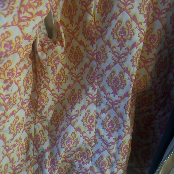 Doma Cream and Gray Leather Jacket - Picture 10 of 11